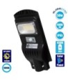 GloboStar® 71550 Αυτόνομο Ηλιακό Φωτιστικό Δρόμου Street Light LED SMD 50W 4000lm με Ενσωματωμένη Μπαταρία Li-ion 4500mAh - Φωτοβολταϊκό Πάνελ με Αισθητήρα Ημέρας-Νύχτας PIR Αισθητήρα Κίνησης Αδιάβροχο IP65 Ψυχρό Λευκό 6000K